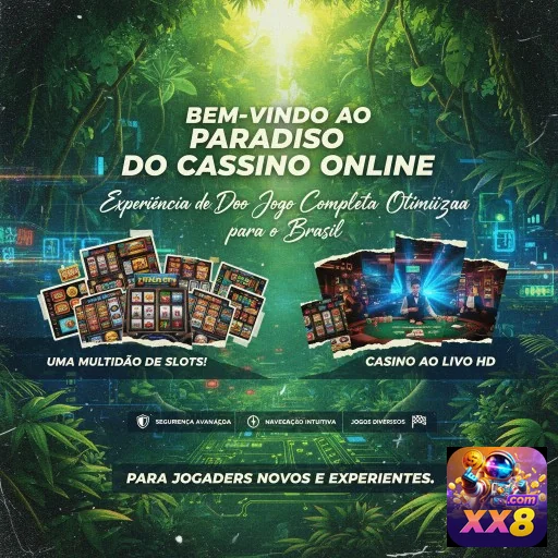 Ilustração de Explore os Jogos de Slots e Gaming Ao Vivo na xx8