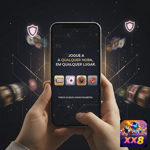 Ilustração de Acesse rapidamente o cassino online xx8 com segurança