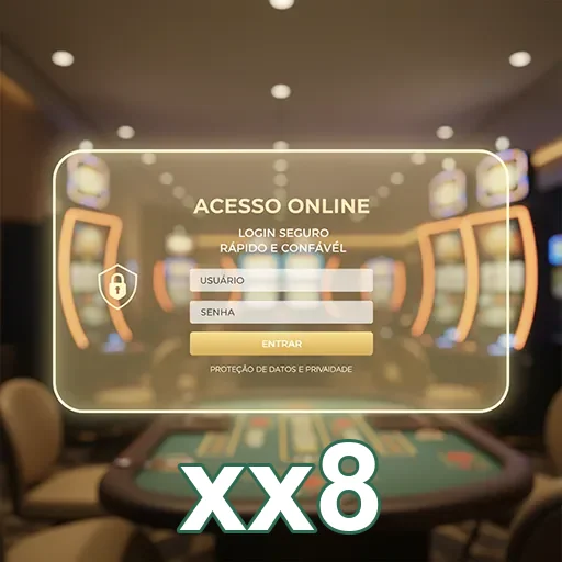 Tela inicial do app xx8 mostrando VIP services e promoções.