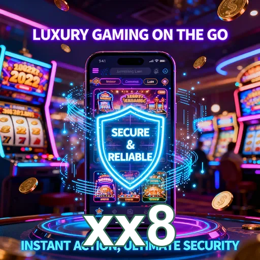 Usuário jogando no cassino com smartphone em local descontraído