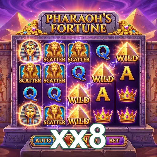 Interface de app mobile da xx8 com design sofisticado